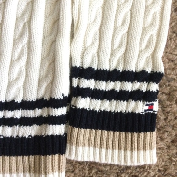Brand New W/Tags🏷 TOMMY HILFIGER Women's Cotton Cable-Knit Sweater - Picture 6 of 8